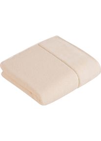 Handtuch VOSSEN "Pure", beige (ivory), B:50cm L:100cm, Webfrottier, Obermaterial: 100% Baumwolle, Handt&uuml;cher, Handtuch, Baumwolle & VEGAN, mit eleganter Veloursbord&uuml;re