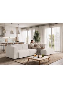 Ecksofa OTTO HOME "Merid L-Form, B: 295 cm - OTTO. Verl&auml;ssliche Qualit&auml;t.", beige (creme), B:295cm H:70cm T:162cm, 100% Polyester, Sofas, Ecksofa, jederzeit durch Module erweiterbar