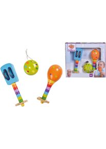 Spielzeug-Musikinstrument EICHHORN "Musikset mit Maracas", bunt, Spielzeug-Musikinstrumente, Kinder, Holz, Spielzeug-Musikinstrument
