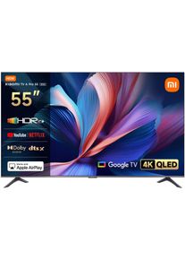 Xiaomi QLED-Fernseher "L55MB-APEU", Energieeffizienz: F, schwarz (dunkelgrau), 55 &Prime;, Fernseher, Xiaomi TV A Pro 55 (2026), QLED-Fernseher