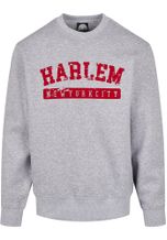 Southpole Sweatshirt 'Harlem' graumeliert / feuerrot