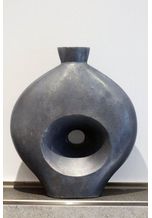 Arnusa Dekovase »Design Metall Vase 39x 33 cm Türkis/Grau
