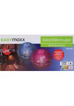 Easy Maxx EASYmaxx LED Gartenleuchte »Solar Dekokugel 2er Set Easymaxx Outdoor Schimmkugeln«
