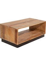Sit Couchtisch »Old Pine«, aus massivem Pinienholz, Beistelltisch mit Stauraum, Holztisch, Wohnzimmertisch aus Recyclingholz, beige