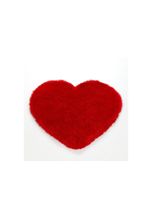 Hochflor-Teppich »Shaggy Herz KS-5«, KiYou Shaggy, herzförmig, Höhe 40 mm, für Hochzeit, Valentinstag und alle Verliebten, Wohnzimmer, rot