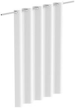 EISL® Eisl Duschvorhang »Mosaik WHITE« Breite 180 cm, waschbarer Antischimmel Vorhang mit wasserdichter Beschichtung, blickdichter Vorhang auch für die Badewanne, weiß