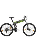 Llobe E-Bike »FML-830 grey 27,5", 10,4 Ah«, 9 Gang Shimano, Kettenschaltung, Heckmotor 250 W, grau