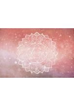 ARCHITECTS PAPER Fototapete »Atelier 47 Mandala Artwork 2«, glatt, orientalisch, (4 St), Fototapete Orientalisch MandalaArt 4,00 m x 2,70 m 200 g Vlies Premium Mandala Tapete, bunt