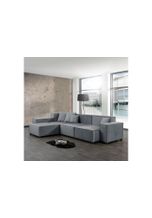 Max Winzer® Wohnlandschaft »MOVE«, Set, Sofa-Set 04 aus 10 Sitz-Elementen, inklusive 4 Zierkissen, individuell kombinierbar, grau