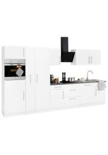 Wiho-Küchen wiho Küchen Küchenzeile »Cali«, ohne E-Geräte, Breite 360 cm, grau