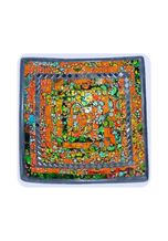 SIMANDRA Dekoschale »Mosaik Schale Quadrat mit Spiegel B: ca. 20 cm Dekoschale Kunsthandwerk Glassteine Deko