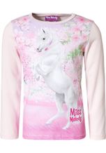 Miss Melody Shirt rosa / offwhite