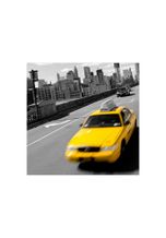 Wallario Glasbild, New York Yellow Taxi II