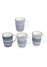 Small-Preis Becher »4er Set Kaffeetasse Kaffeebecher aus der Bohemian Blue Serie