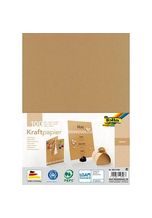 Folia Tonpapier Kraftpapier braun 120 g/qm 100 Blatt