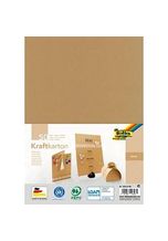 Folia Tonpapier Kraftkarton braun 230 g/qm 50 Blatt