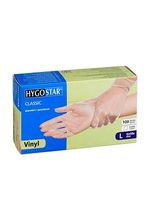 Hygostar unisex Einmalhandschuhe CLASSIC transparent Größe L 100 St.
