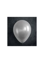 MyBeautyworld24 Luftballon »50 Stck Luftballon Silber ca 25 cm (10 inch) Dekoration Hochzeit Party Feier Geburtstag Latexballon