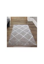 Teppich-Traum Teppich »Teppich Skandinavischer Stil Wohnzimmerteppich Rauten Muster in Grau