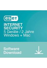Eset INTERNET SECURITY Sicherheitssoftware Vollversion (Download-Link)