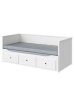 IKEA HEMNES Tagesbett/3 Schubladen/2 Matratzen
