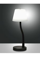 Fabas Luce LED-Tischleuchte IBLA Schwarz 3703-30-101