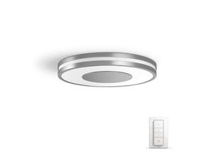 Philips Hue White Ambiance Being - LED-Deckenleuchte mit Dimmschalter - Silver
