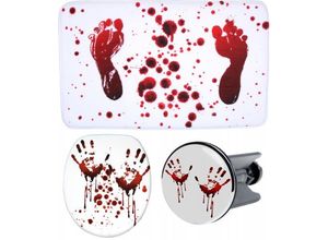 3-teiliges Badezimmer Set Blood