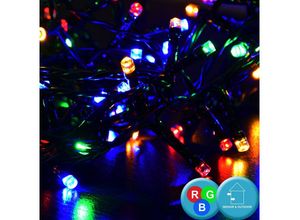 Nordlux LED-Lichterkette, RGB LED Lichter Kette Dekoration Weihnachts Baum Garten Beleuchtung Farbwechsler Nordlux 68050000