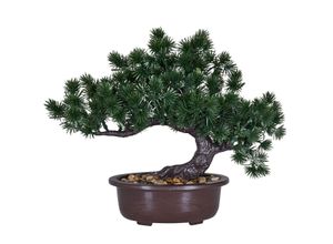 Kunstpflanze, Levandeo®, Kunstpflanze Bonsai 25x24cm