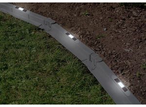 Juwel Hochbeet »Juwel LED-Leuchte für Rasenkanten warm-weiß Dämmerungssensor Gartenbeleuchtung«