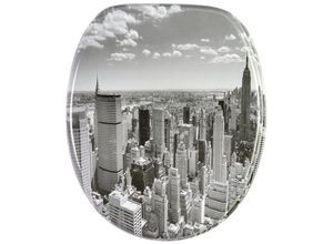 Sanilo WC-Sitz »Skyline New York«, grau