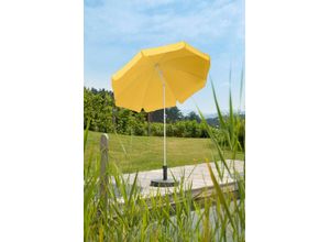Schneider Schirme Sonnenschirm Ibiza, abknickbar, ohne Schirmständer, gelb