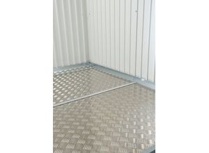 Biohort Gerätehaus-Fußboden »Gr. 90«, BxT:79x69 cm, für Geräteschrank, silberfarben
