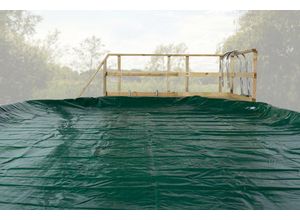 weka Pool-Abdeckplane, passend für Holzpool Mali 5, grün
