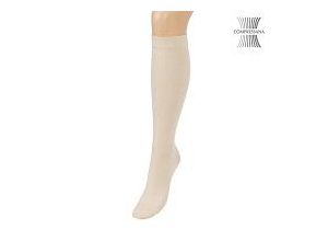 COMPRESSANA Twist St.Kniestr.38-40 Gr.2 vanilla