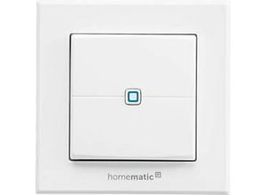 Homematic IP Wandschalter, Funk-Wandtaster, 2 Kanäle, Smart Home