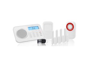 OLYMPIA Protect 9878 GSM Haus Alarmanlage Funk Alarmsystem mit Außensierene und App