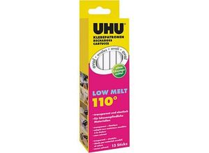 UHU Heißklebesticks LOW MELT 110 transparent, 15 St.