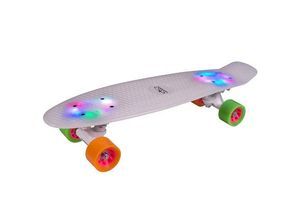 HUDORA-Skateboard Retro »Rainbow« - Weiss
