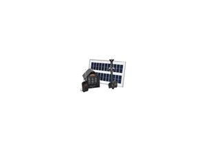 MAUK Solar- Teich- Pumpe Set mit LED und Remote Control