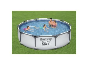 Steel Pro Max™ Frame Pool-Set, rund, mit Filterpumpe 305 x 76 cm