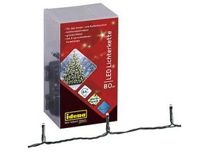 Idena 80er LED Lichterkette grün 6,5 m