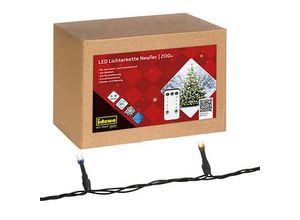 Idena NewTec 200er LED Lichterkette grün 27,9 m