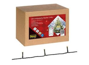 Idena NewTec 240er LED Lichterkette grün 31,9 m