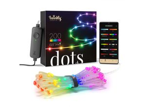 Twinkly Dots - Smarte Lichterkette mit 200 LEDs - schwarz