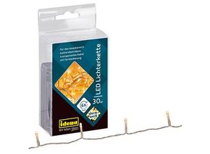 Idena 30er LED Lichterkette transparent 1,75 m