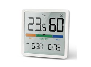 GreenBlue GB380 Wetterstation (Digitales Thermometer Hygrometer Wetterstation Uhr)