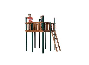 weka Spielturm-Erweiterung Tabaluga Spielturm 816 D, BxLxH: 164x167x250 cm, braun