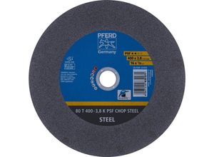 PFERD Trennscheibe Metallkreissäge T Universallinie PSF CHOP STEEL für Stahl 400 - 66324095